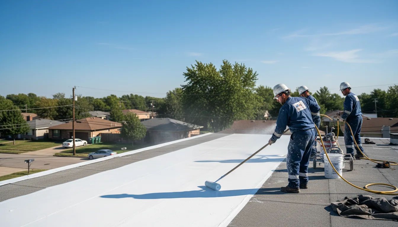 Commercial roof coating in Macomb, MI near me